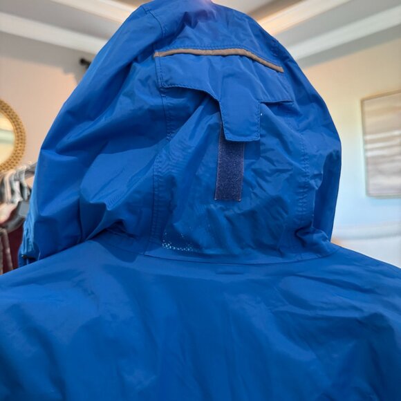 Columbia Omni-Tech Men's Waterproof Breathable Rain Jacket Blue Small Hooded - Picture 10 of 12